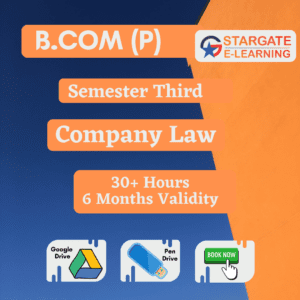 B.com(P) Third Semester Company Law
