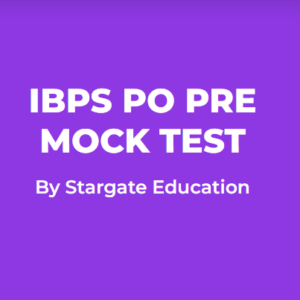 IBPS PO PRE MOCK TEST