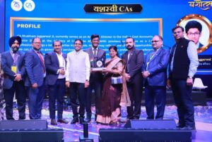 CA CMA Sanjay Aggarwal Co Founder of Stargate Being rewarded