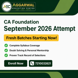 CA Foundation - September 2026 Attempt